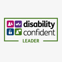 Disability confident leader logo