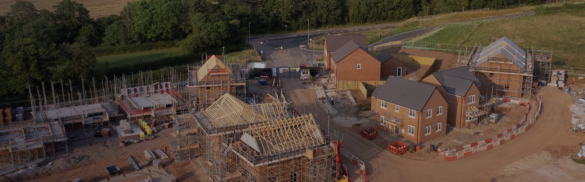 Image of houses being built